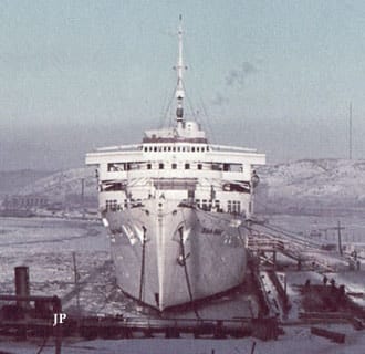 WW2 Wilhelm Gustloff German Cruise Liner Color Photo