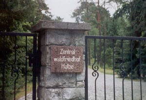 WW2 Halbe Forest Cemetery Gate