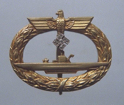 U-Boat War Badge with Diamonds