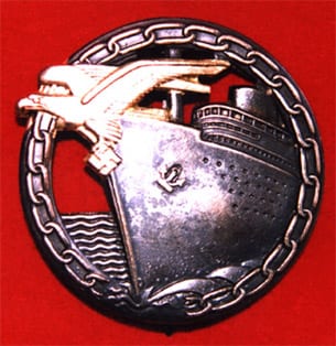 Kriegsmarine Badge for Blockade Runners
