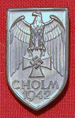 WW2 German Cholm Shield