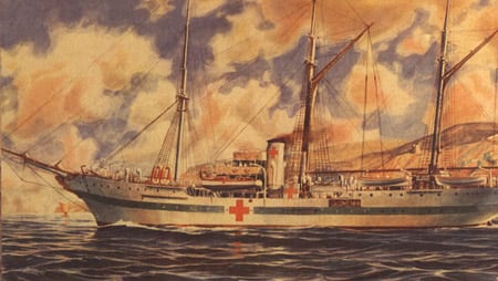 Hospital Ship Graz, former Greek training ship