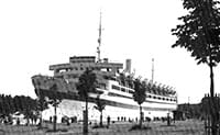 WW2 Wilhelm Gustloff German Cruise Liner as Hospital Ship