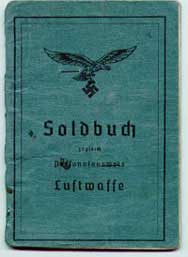 Luftwaffe Soldbuch Cover