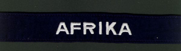 Luftwaffe Africa Cufftitle