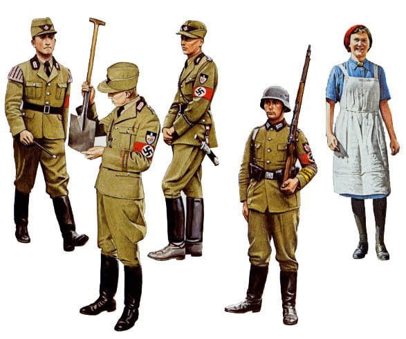 WW2 German RAD Uniforms