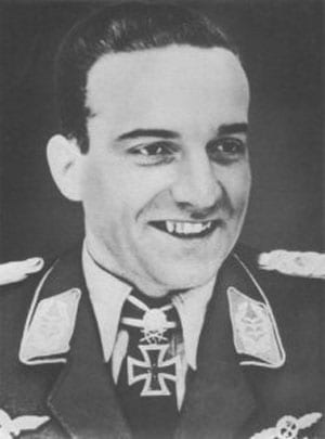 Hans Ulrich Rudel wearing German Knight's Cross
