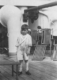Rudi crossing the Atlantic for Germany in June, 1929