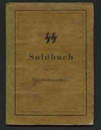 Waffen SS Soldbuch Cover