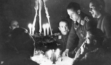 WW2 German Luftwaffe Celebrate Christmas